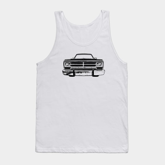 RamCharger Sketch Art Tank Top by DemangDesign